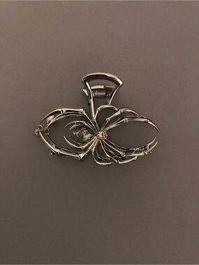 Stylish Black Spider Metal Hair Claw Clip